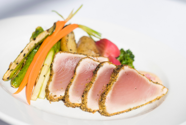 Seared Rare Sushi-Grade Albacore with Sesame Seed Crust: A Delicious a ...