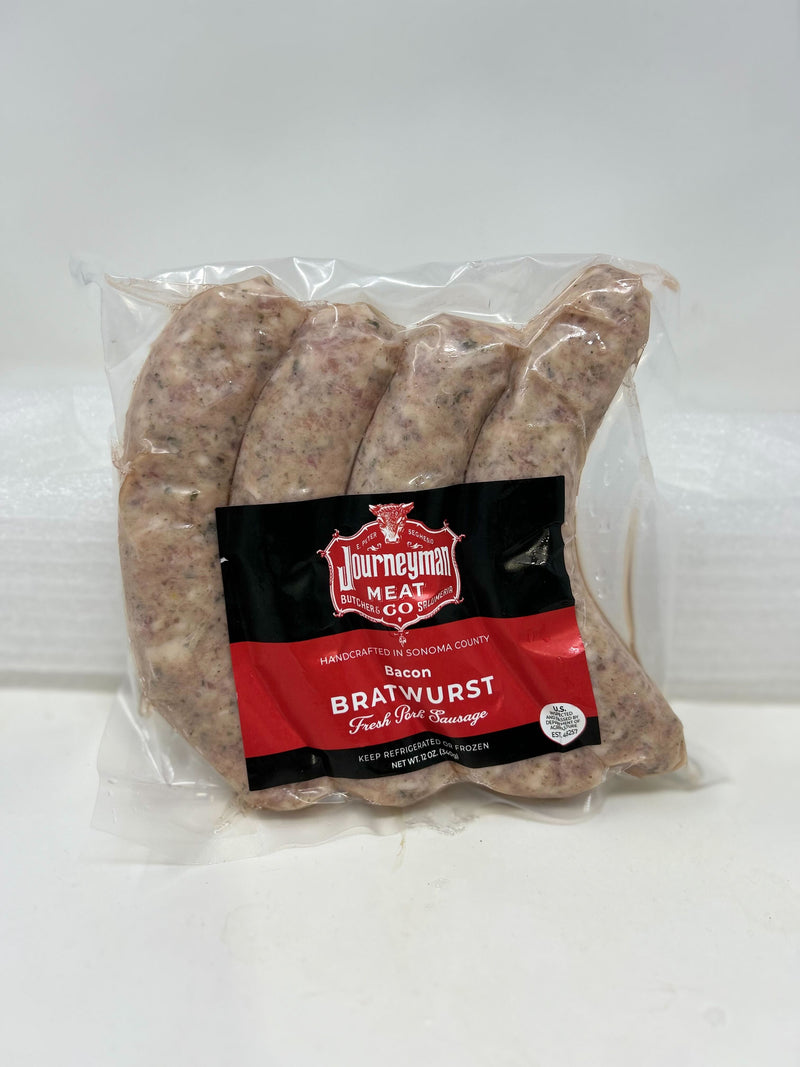 Journeyman Smoked Bacon Bratwurst 4 pack - 12oz