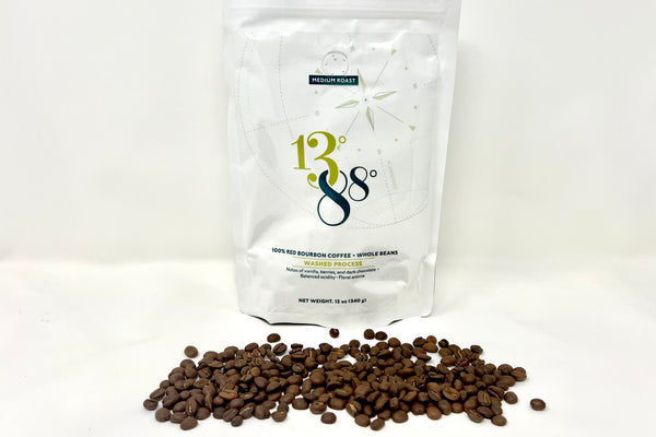 Cafe 13 88 Whole Coffee Beans (Red Bourbon) - 12oz